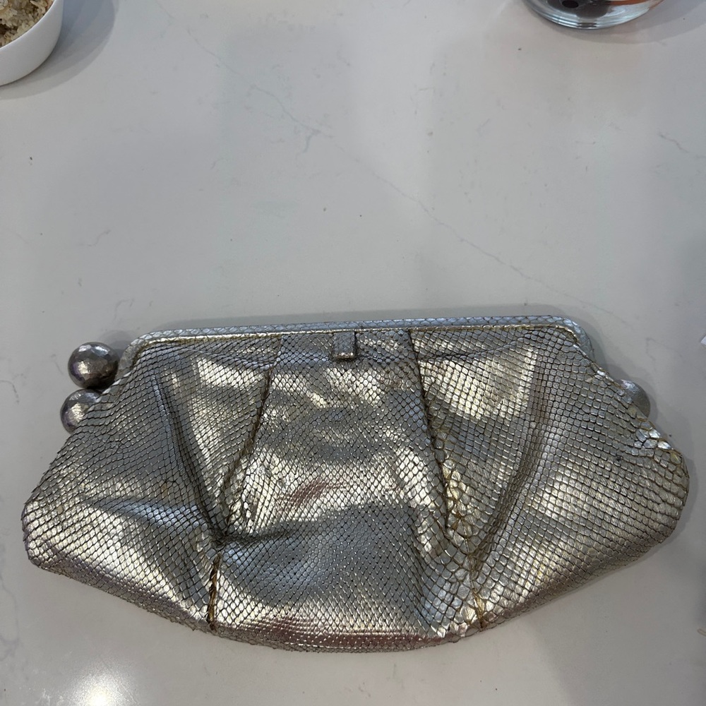 Gianfanco Ferre  gold natural origin skin  Clutch Purse - Picture 2 of 4